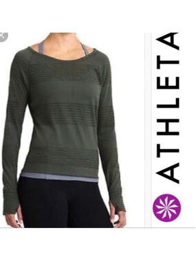 NEW! Athleta Limitless Crew Top Size XS